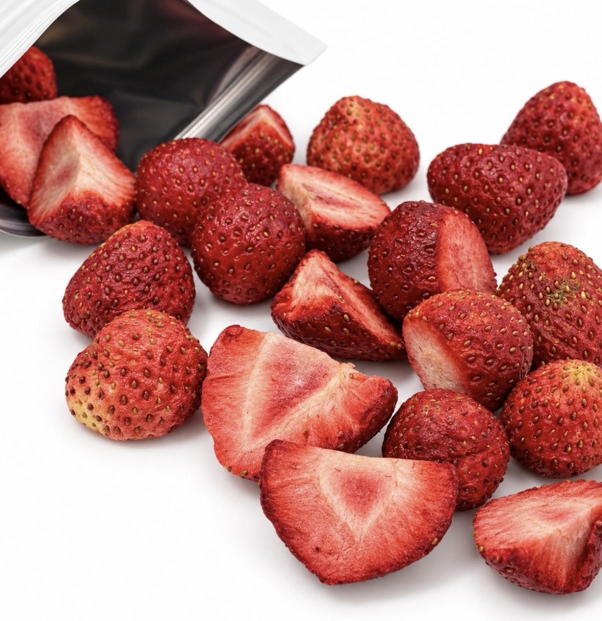 Liofilizuotos braškės 25 g.